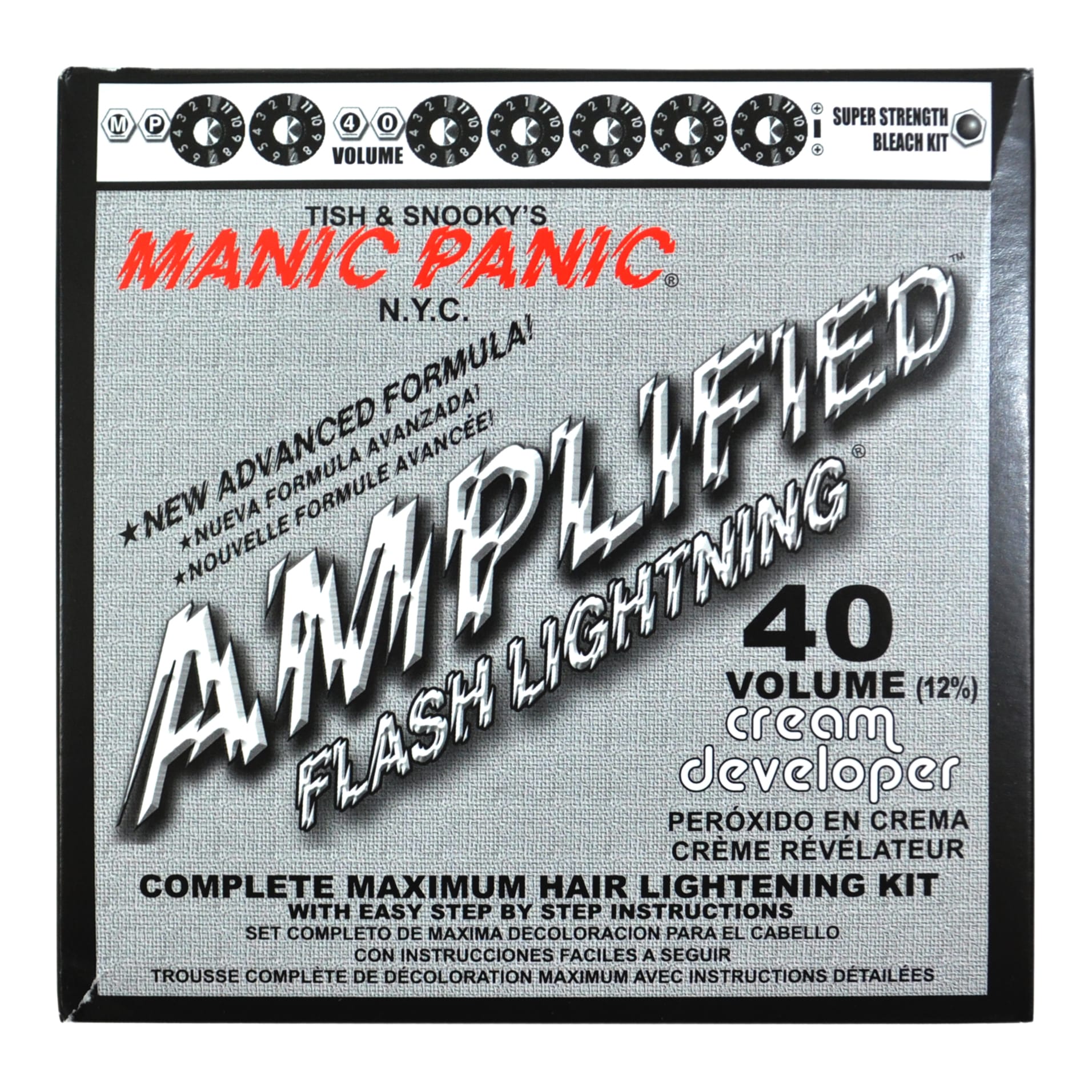 Se Manic Panic FLASH LIGHTNING 40 VOLUME Hårblegningssæt hos Nordic cosmetics Group