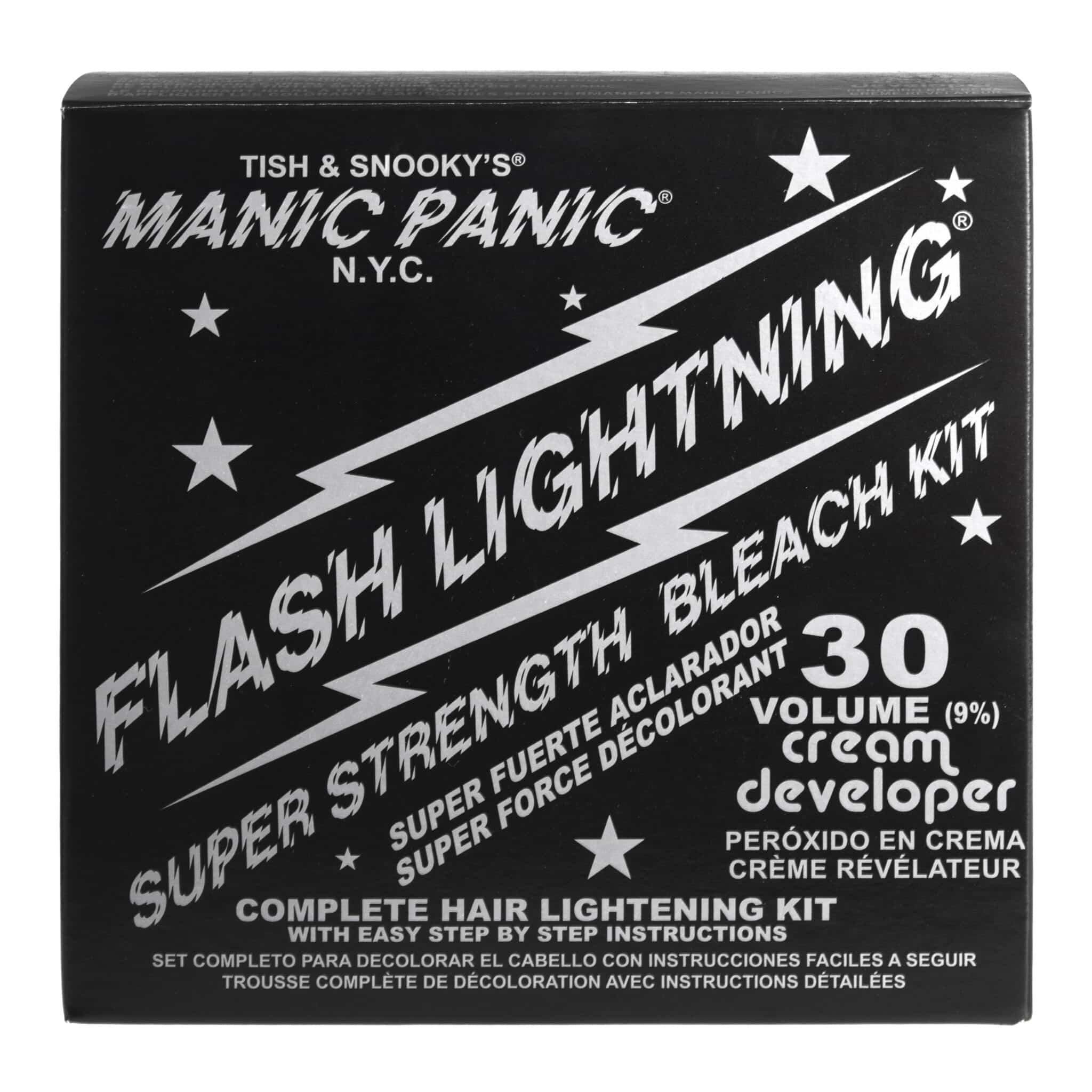 Se Manic Panic FLASH LIGHTNING 30 Hårblegningssæt hos Nordic cosmetics Group