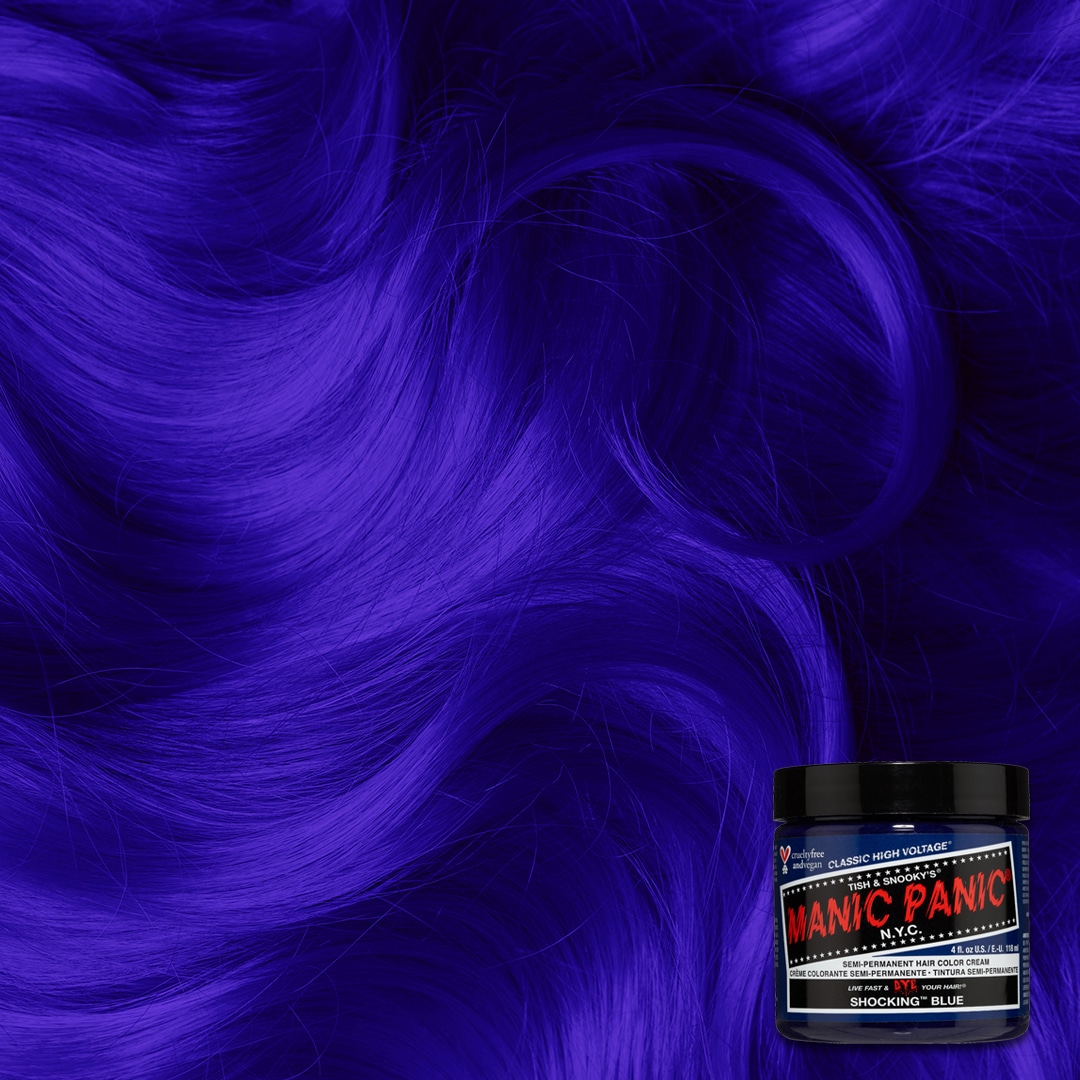 Billede af Manic Panic Semi-Permanent Hårfarve SHOCKING BLUE 118ML
